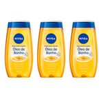 Nivea kit com 3 sabonetes líquidos Óleo de banho