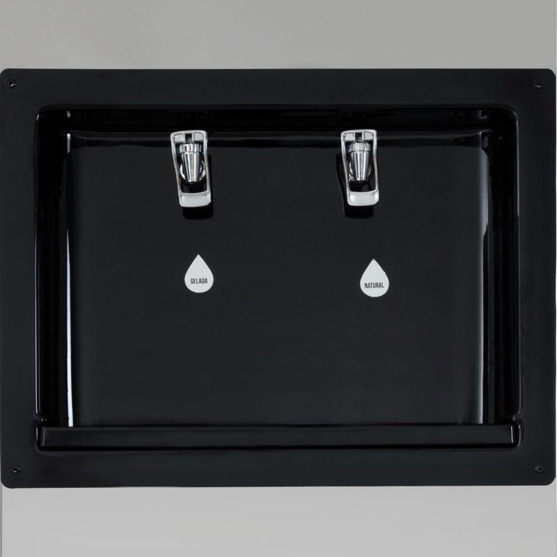 Bebedouro Industrial Coluna Knox 50L Uniq 1 Torneira Gelada 1 Torneira Natural Inox 127V (KX05-C NG 2T UNIQ)