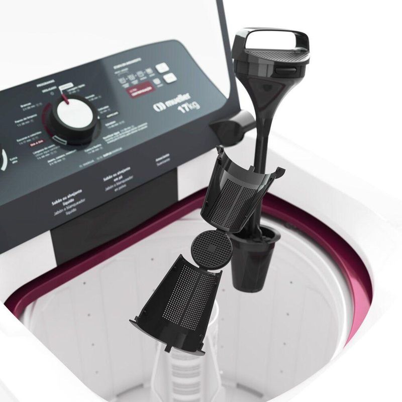 Lavadora Automática Mueller MLA17 17kg com Ultracentrifugação Branco 220V