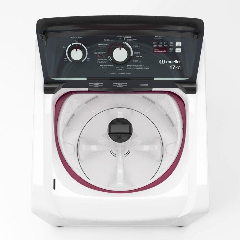 Lavadora Automática Mueller MLA17 17kg com Ultracentrifugação Branco 220V