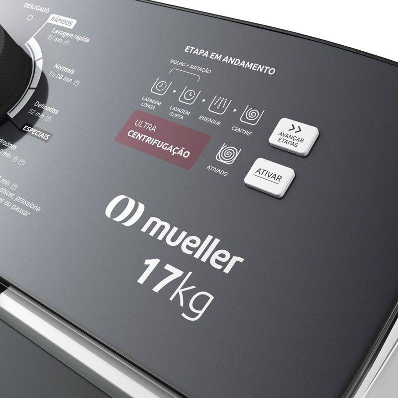 Lavadora Automática Mueller MLA17 17kg com Ultracentrifugação Branco 220V