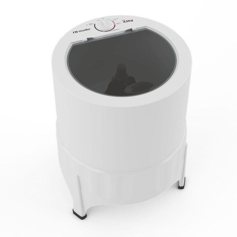 Tanquinho Mueller Plus 4,5kg Semiautomático com 4 Programas de Lavagem Branco 220V