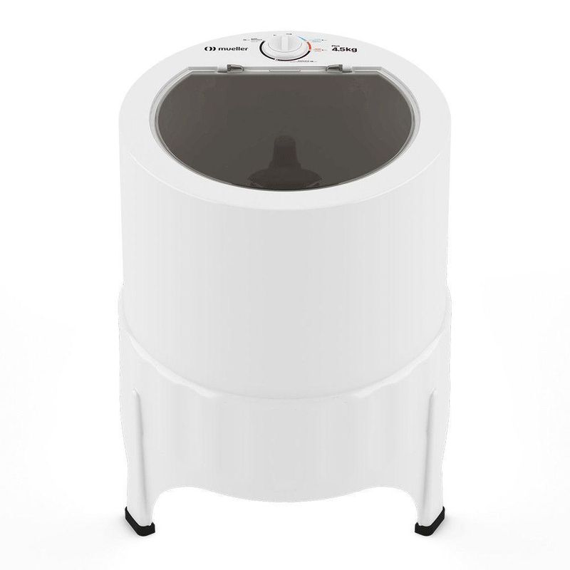 Tanquinho Mueller Plus 4,5kg Semiautomático com 4 Programas de Lavagem Branco 220V