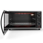 Forno Elétrico Bancada Top 48 Inox 48 Litros Fogatti Black 220v