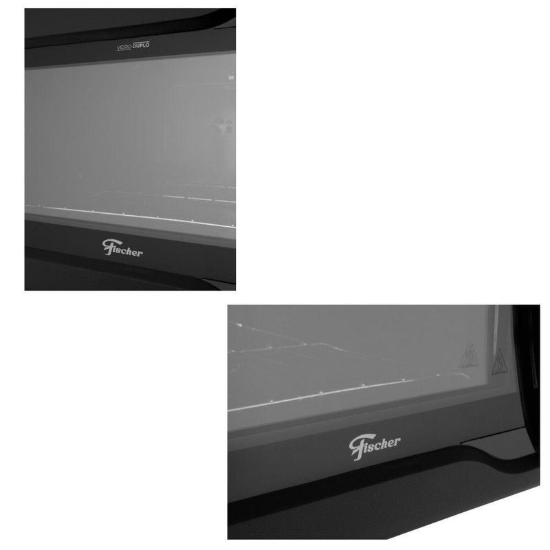 Forno Elétrico de Bancada Fischer Pop Grill 44L 1750W Easyclean Preto 110V