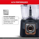 Multiprocessador Arno MP72 Preto 24 Funções 1000W 220V