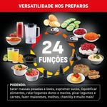 Multiprocessador Arno MP72 Preto 24 Funções 1000W 220V