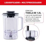 Multiprocessador Arno MP72 Preto 24 Funções 1000W 220V