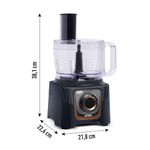 Multiprocessador Arno MP72 Preto 24 Funções 1000W 220V