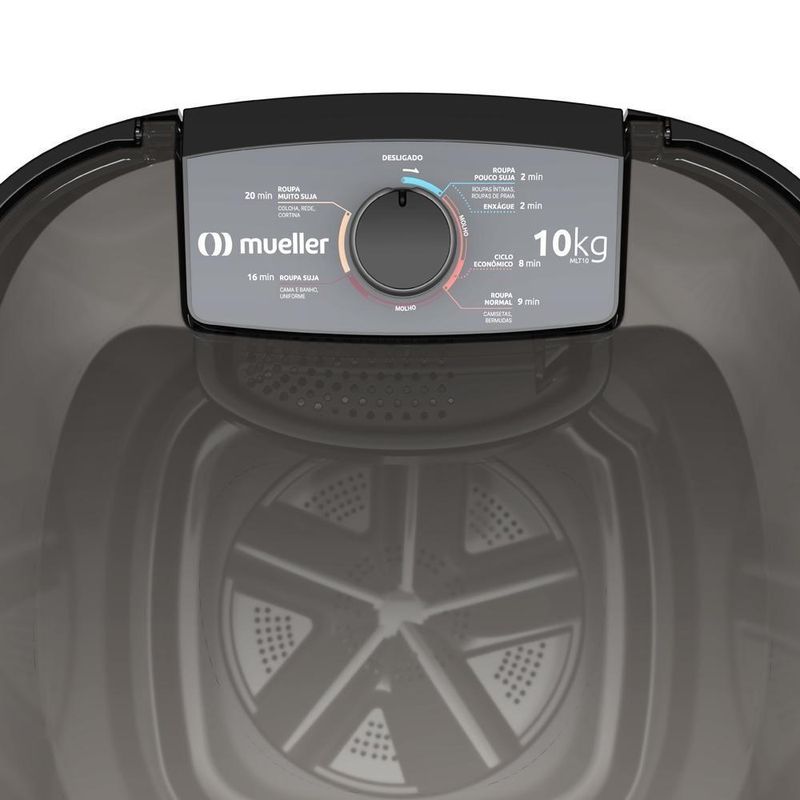 Tanquinho De Lavar Roupa Mueller 10 Kg Semiautomático MLT10B 220V