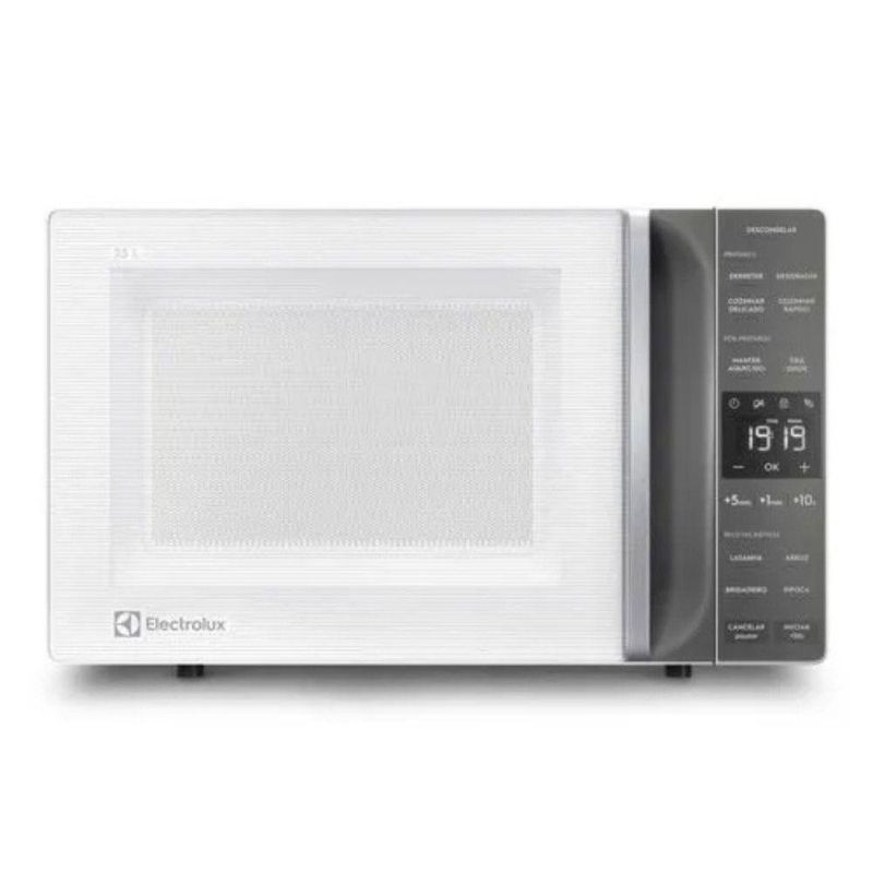 Micro-ondas de Bancada Electrolux ME23B 23L Branco com Painel Inteligente e Descongelar 220V