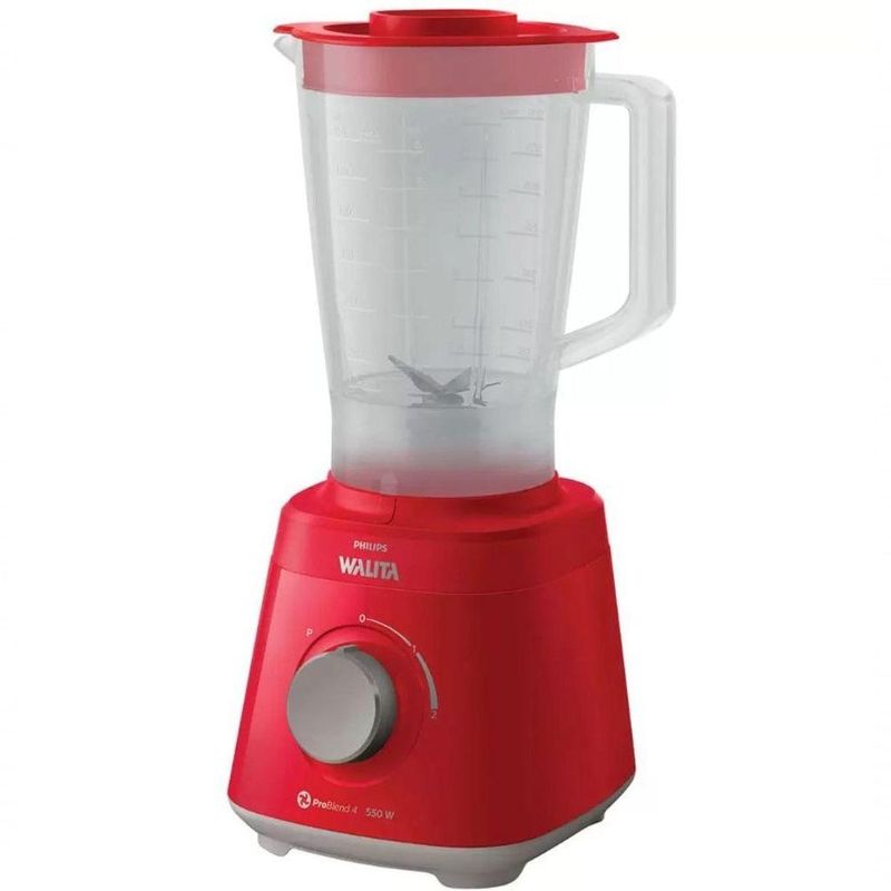 Liquidificador Philips Walita RI2110-40 Problend4 550W 2L 2 Velocidades Vermelho 220V