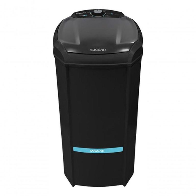 Lavadora de Roupas Suggar Lavamax Eco 15kg Semiautomática Preto com Dispenser 110V