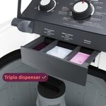 Lavadora de Roupas Mueller MLA11 11kg Automática com Dupla Centrifugação Branco 110V