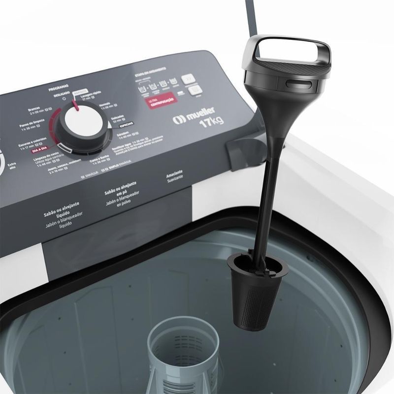 Lavadora de Roupas Mueller Mla17 17Kg Automática com Ultracentrifugação Branco 110V