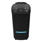 Lavadora de Roupas Suggar Lavamax Eco 15kg Semiautomática Preta com 3 Programas e Filtro Cata Fiapos