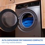 Lava e Seca Intuitive+ Panasonic 13kg/8kg Max Wash Função Vapor+ NA-S26MK1LBR 220V