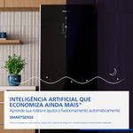 Geladeira Intuitive+ Panasonic BB71 Frost Free Inverter 511L Black Glass - NR-BB71GV7B NR-BB71GV7BB 220V