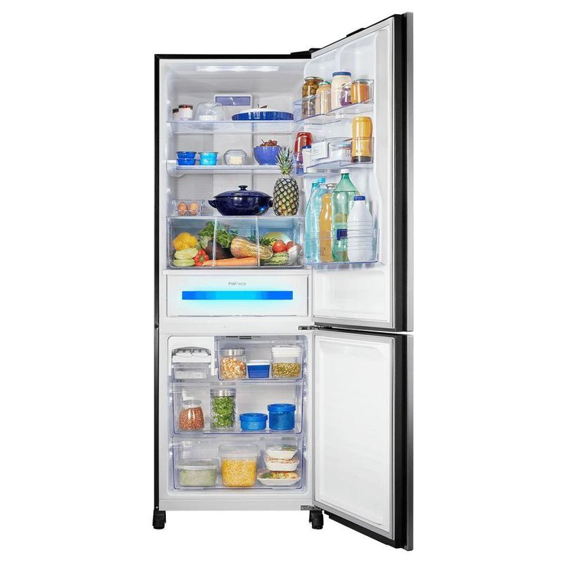 Geladeira Intuitive+ Panasonic BB71 Frost Free Inverter 511L Black Glass - NR-BB71GV7B NR-BB71GV7BB 220V