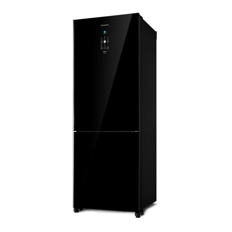 Geladeira Intuitive+ Panasonic BB71 Frost Free Inverter 511L Black Glass - NR-BB71GV7B NR-BB71GV7BB 220V