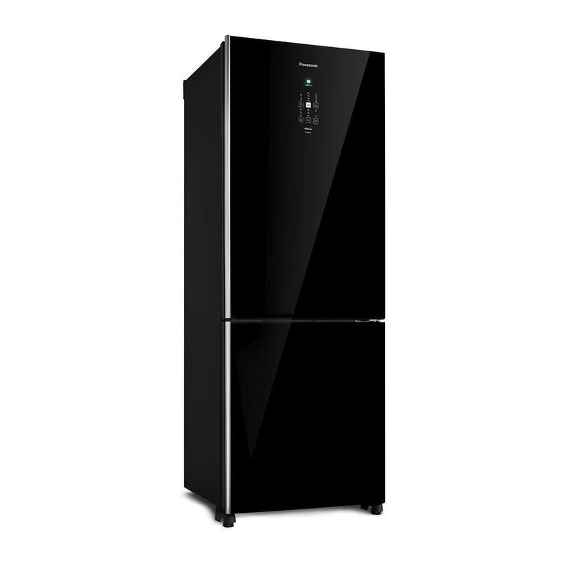 Geladeira Intuitive+ Panasonic BB71 Frost Free Inverter 511L Black Glass - NR-BB71GV7B NR-BB71GV7BB 220V