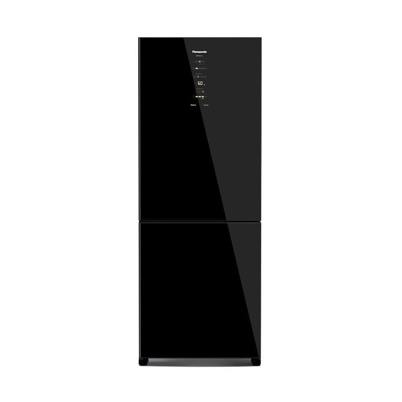 Geladeira Intuitive+ Panasonic Frost Free Inverter 467L Black Glass NR BB65GV7B NR BB65GV7BB 220V