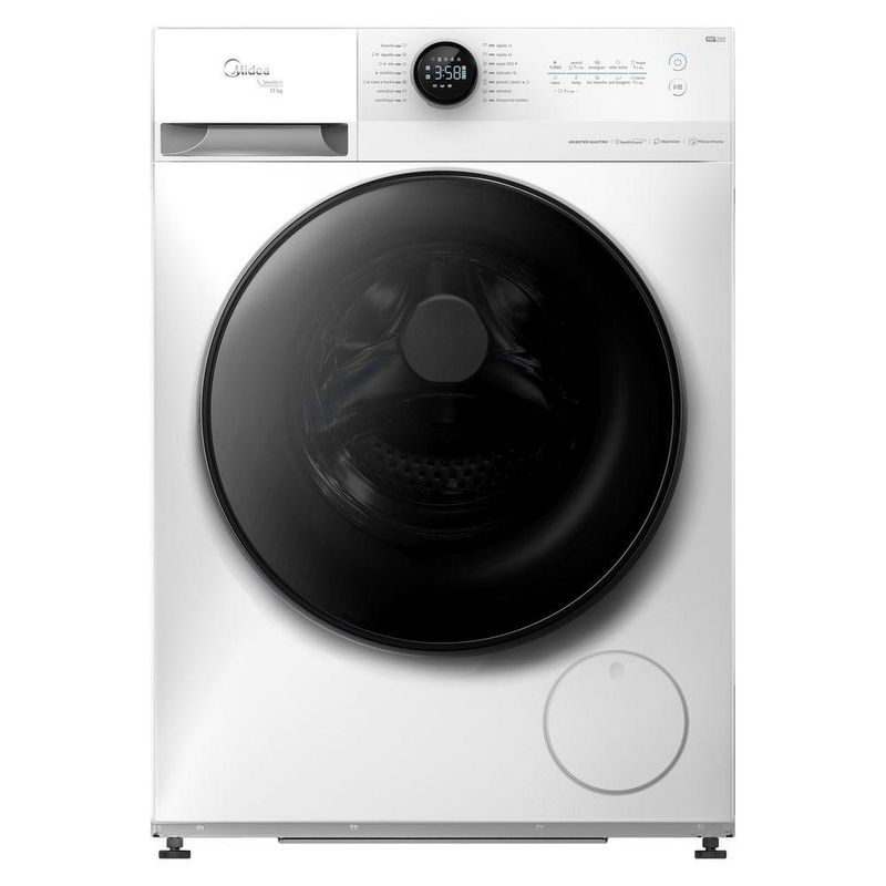 Lavadora Midea Healthguard MF200 11kg Smart Wi Fi E Comando De Voz Branca 220V