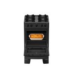 Fogão de Piso 4 Bocas a Gás Atlas Mônaco Lustro Mesa Esmaltada Automático Preto Bivolt