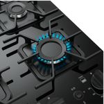 Fogão de Piso 4 Bocas a Gás Mueller Decorato 4B Vetro Inox Mesa de Vidro Temperado Inox Bivolt