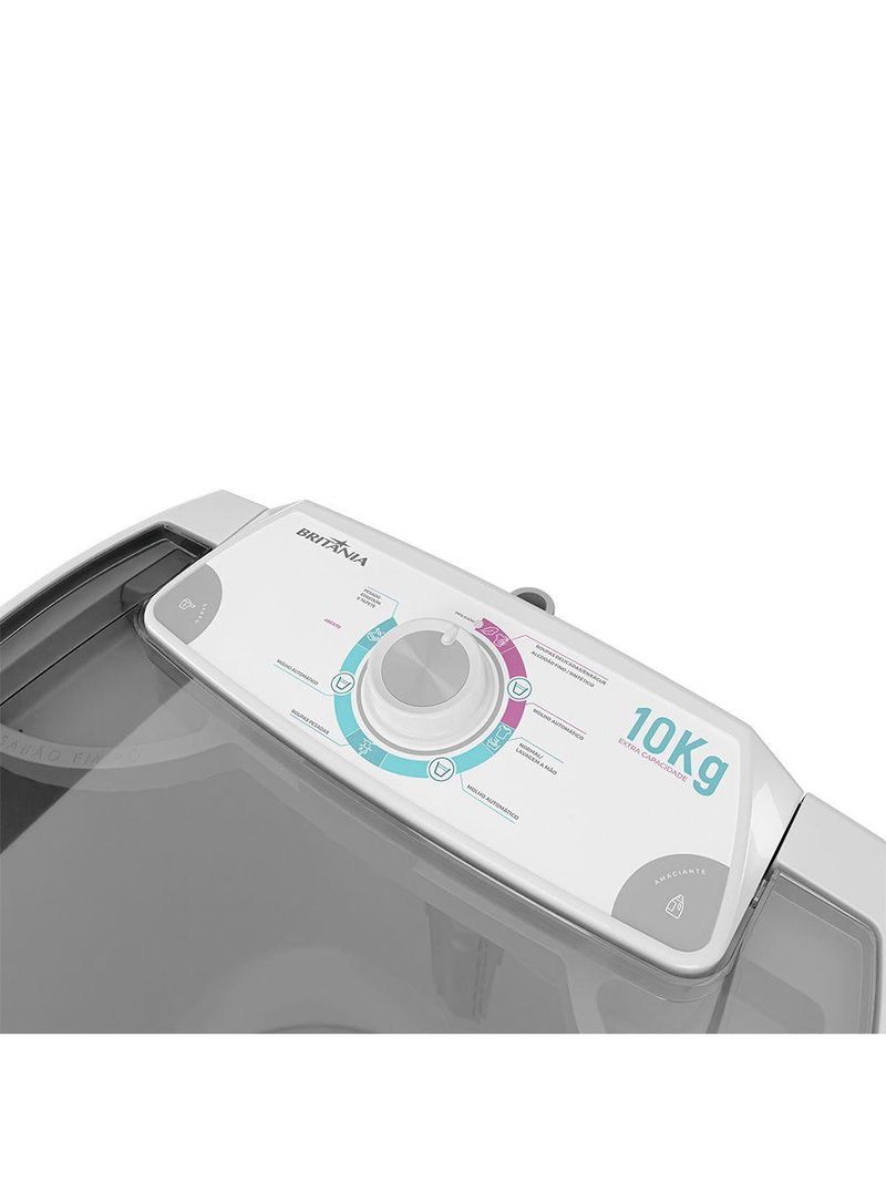 Máquina De Lavar Semi Automática 10kg Britânia BLR03 Branca 110V
