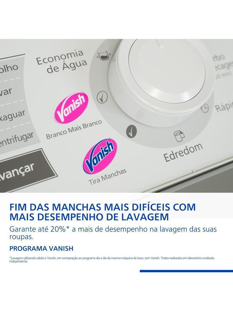 Maquina De Lavar Panasonic 15kg Sistema Ciclone Branca NA-F150B1WA 110V