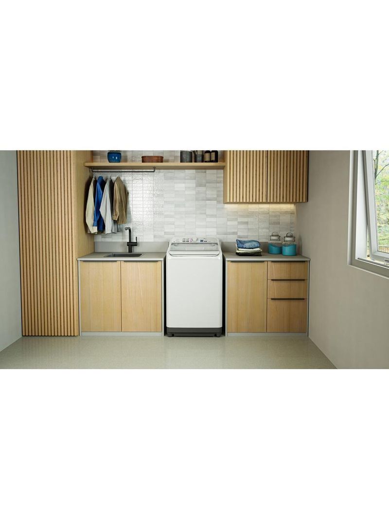 Maquina De Lavar Panasonic 15kg Sistema Ciclone Branca NA-F150B1WA 110V