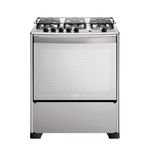 Fogão de Piso 5 Bocas a Gás Dako Magister Style Mesa de Inox Espelhado Bivolt