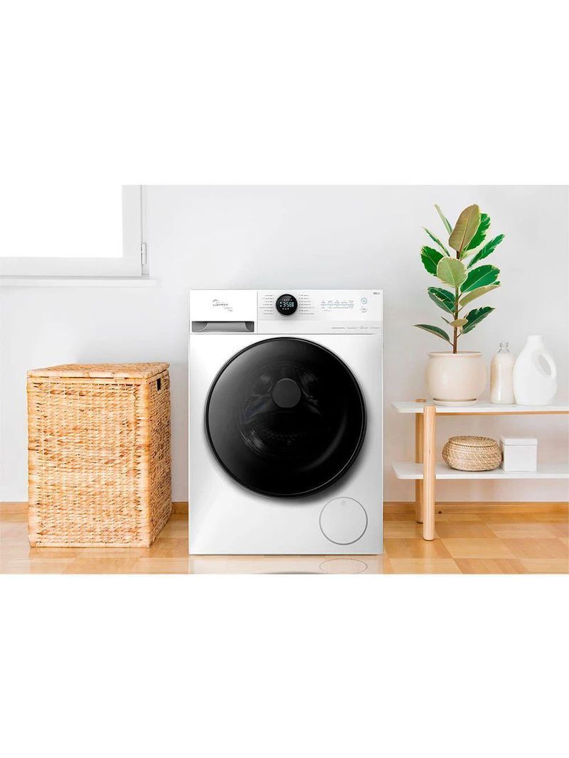 Máquina De Lavar Midea 13kg Healthguard Smart Inverter MF200W130WB Branca 220V