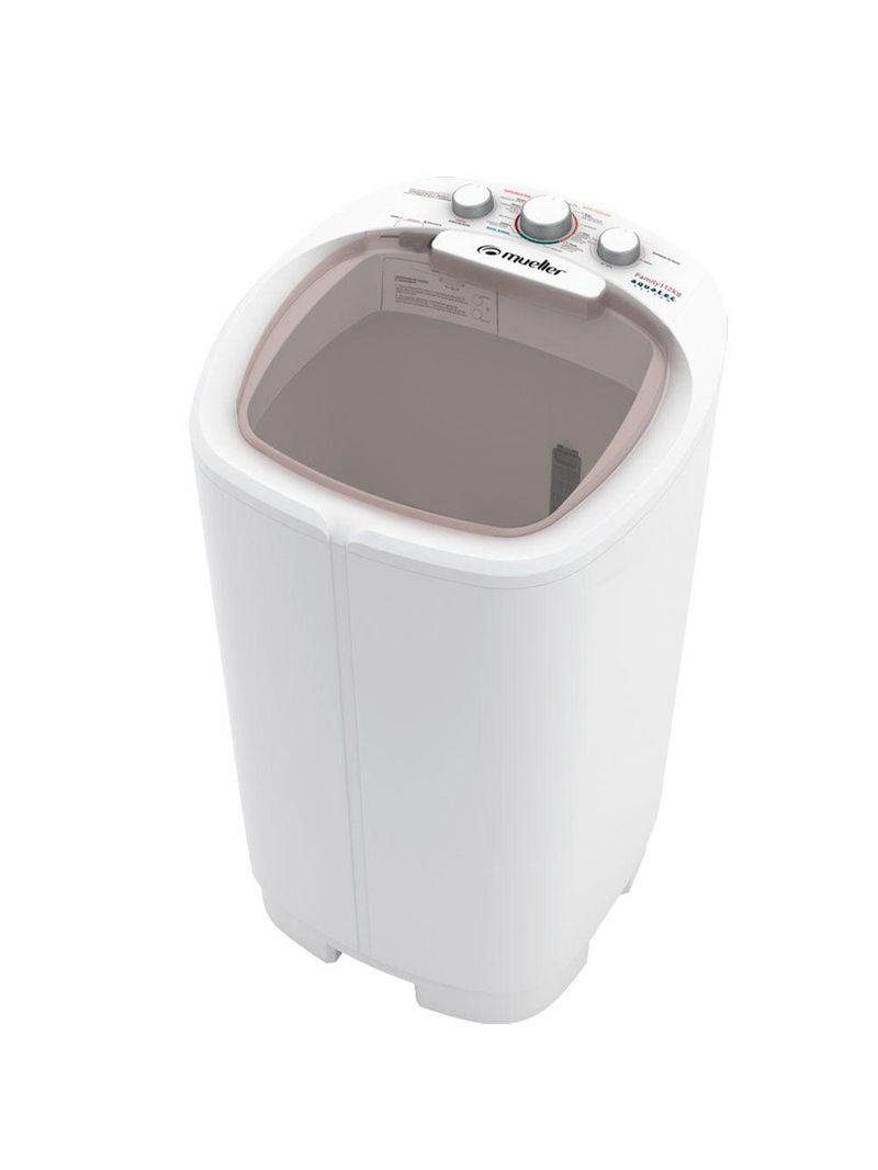 Máquina De Lavar Family Aquatec 12kg Semiautomática Mueller Branco 110V