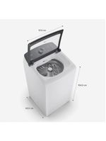 Máquina De Lavar 14kg Brastemp Br Com Smart Sensor E Design Compacto - BWF14AB Cinza E Branco 110V