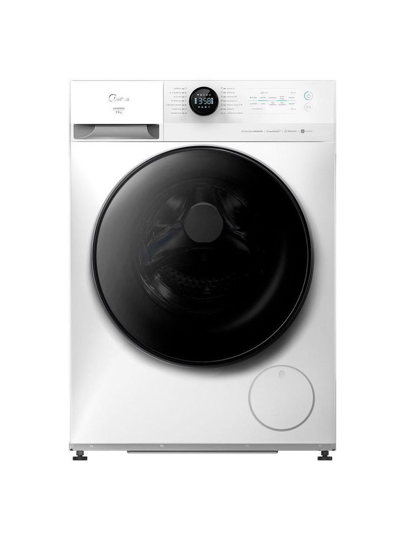 Máquina De Lavar Roupas Midea 11kg Slim Healthguard Wi-fi Conectada Smarthome Inverter Branca 110V