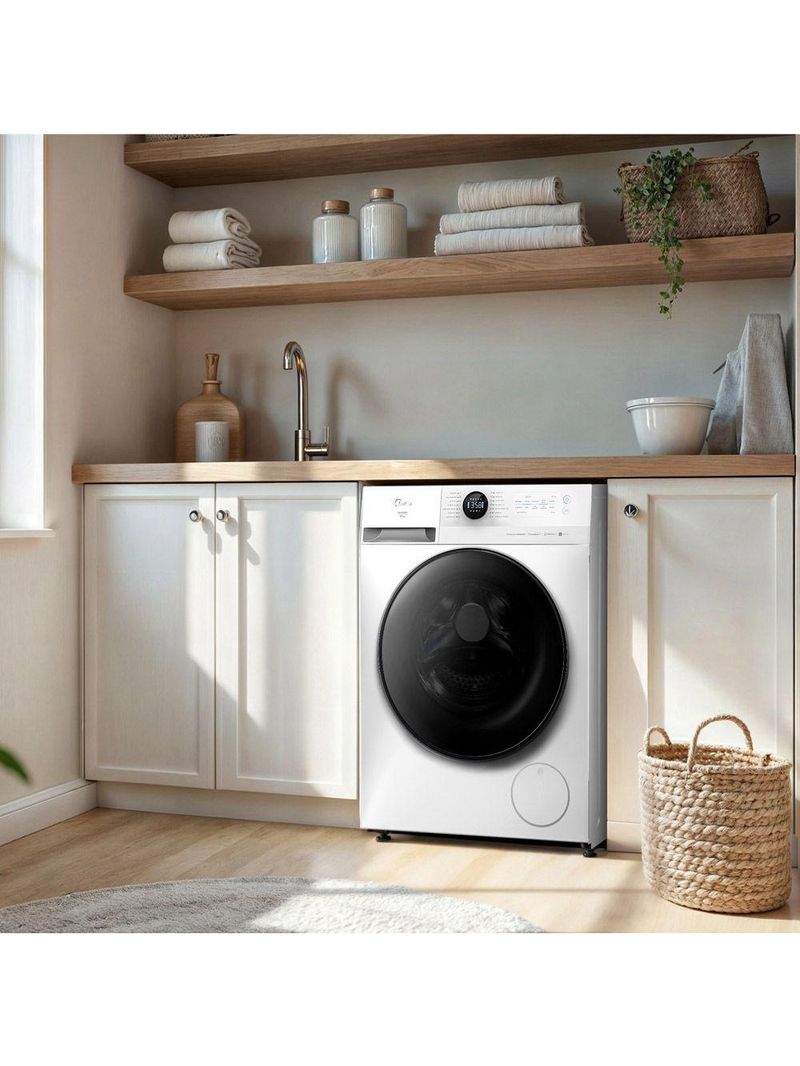 Máquina De Lavar Roupas Midea 11kg Slim Healthguard Wi-fi Conectada Smarthome Inverter Branca 110V