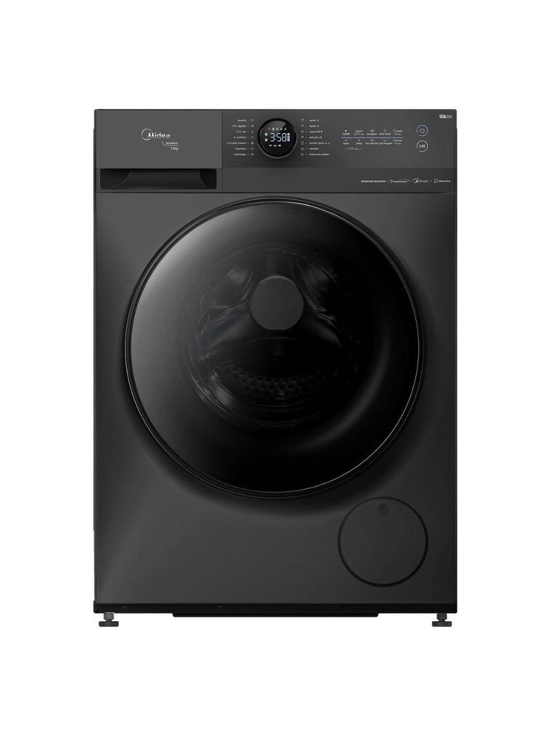 Máquina De Lavar Midea 13kg Healthguard Smart Inverter Mf200w130wb Titanium 220v