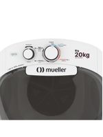 Lavadora Semiautomática Tanquinho Mueller 20kg Big Branco 127 V