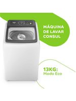 Máquina De Lavar CWN13AB 13 Kg Modo Eco Consul 220V