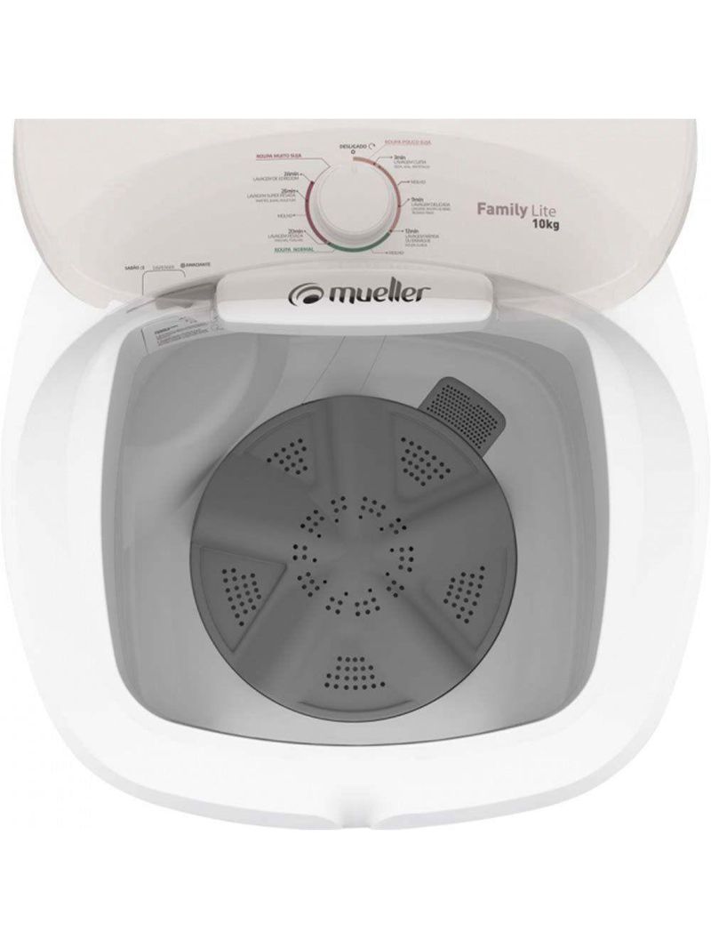Máquina De Lavar Mueller 10kg Family Lite design moderno na cor Branco 220v