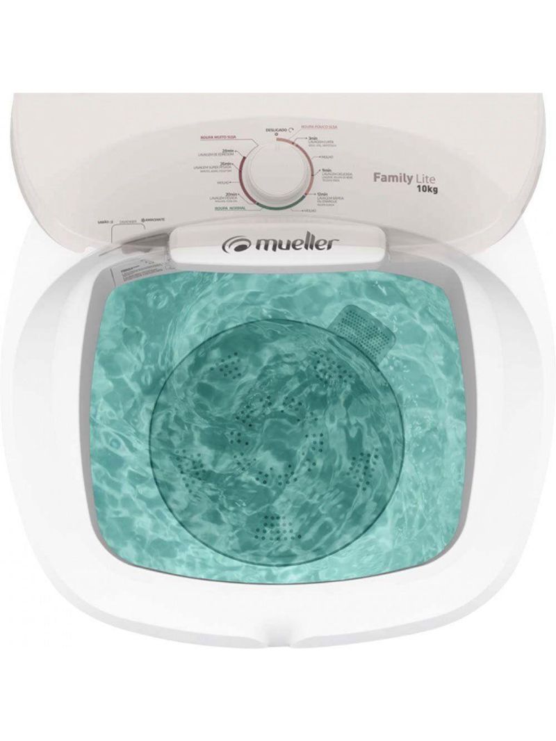 Máquina De Lavar Mueller 10kg Family Lite design moderno na cor Branco 220v