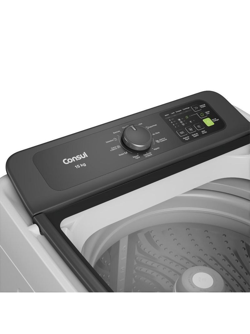 Máquina De Lavar Consul 15KG Com Modo Eco Branca CWN15AB 127V