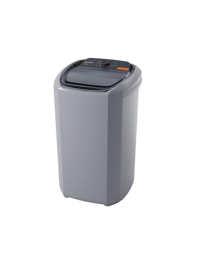 Lavadora De Roupas Wanke New Premium 20 Kg Lwbe201t3 Silver 127V