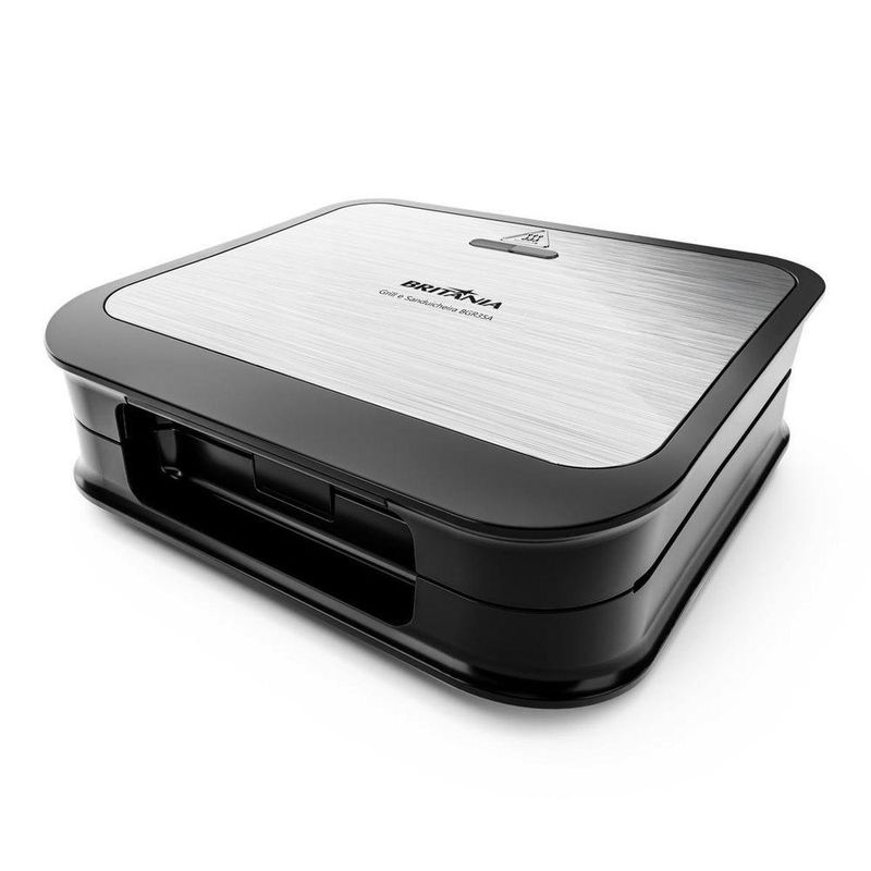 Grill E Sanduicheira Britânia 2 Em 1 Redstone 850W 110V