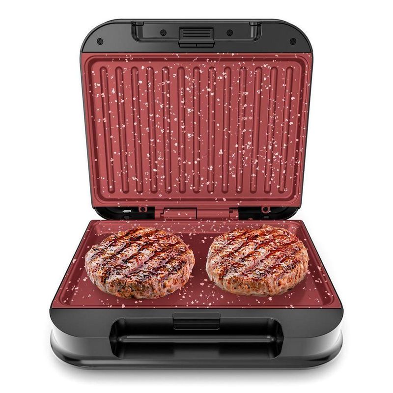 Grill E Sanduicheira Britânia 2 Em 1 Redstone 850W 110V