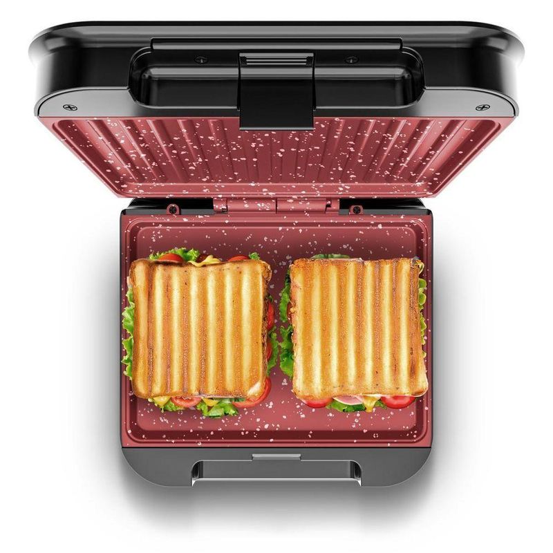 Grill E Sanduicheira Britânia 2 Em 1 Redstone 850W 110V