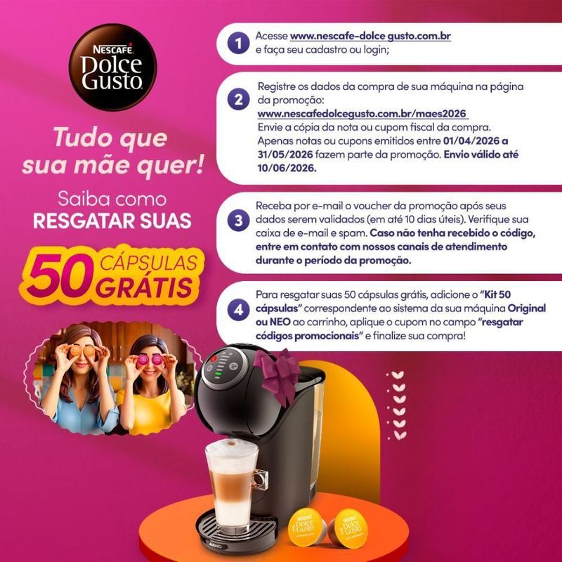Cafeteira Nescafé Dolce Gusto Genio S Plus Preta 110V