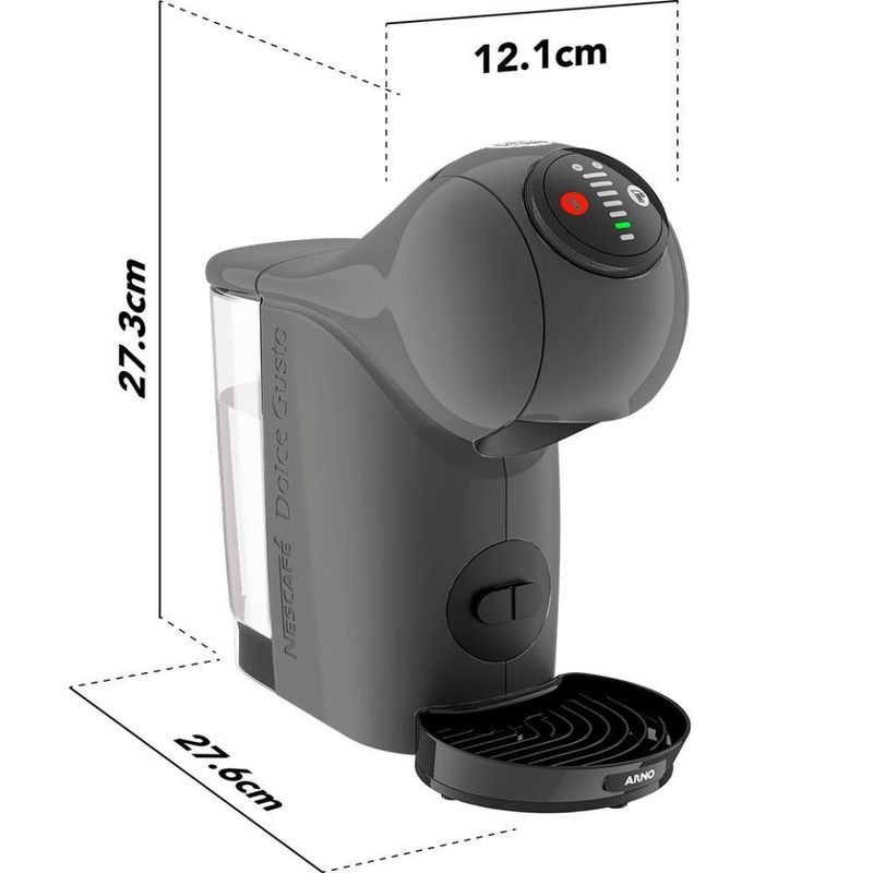 Cafeteira Nescafé Dolce Gusto Genio S Basic Grafite 220V